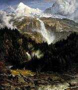 Koch, Joseph Anton The Schmadribach Falls oil painting